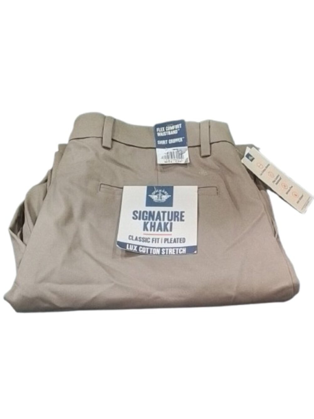 Men's Dockers Signature Classic Fit Pleated Front Khaki - Sand - 34x34 - NWT